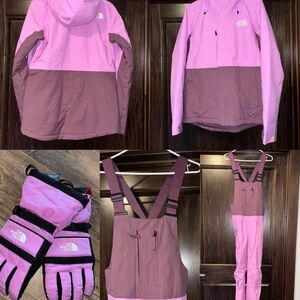 The North Face Two-Tone Pink and Purple Set